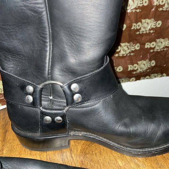 RODEO BRAVO Men's Biker Boot 134 Black Used - Picture 13 of 16